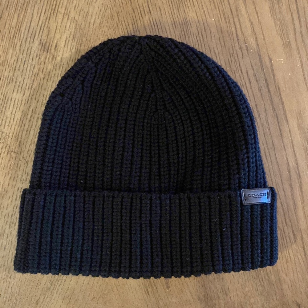 Coach Rib Knit Hat